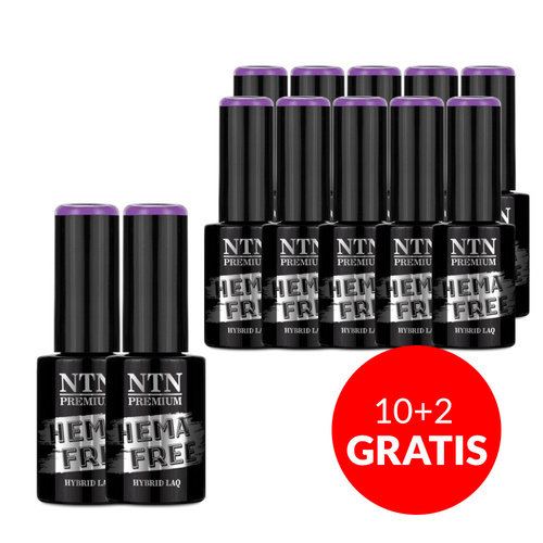 10+2gratis Lakier hybrydowy NTN Premium Garden Party Collection HEMA/Di-HEMA Free 5g Nr 173