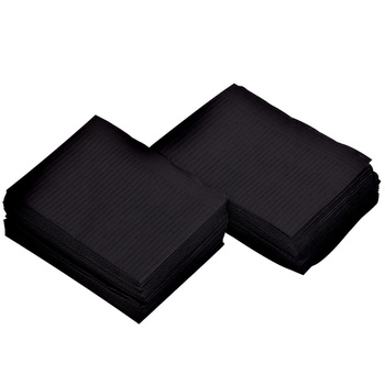 Serweta medyczna Aseo Med podfoliowana czarna 50 szt