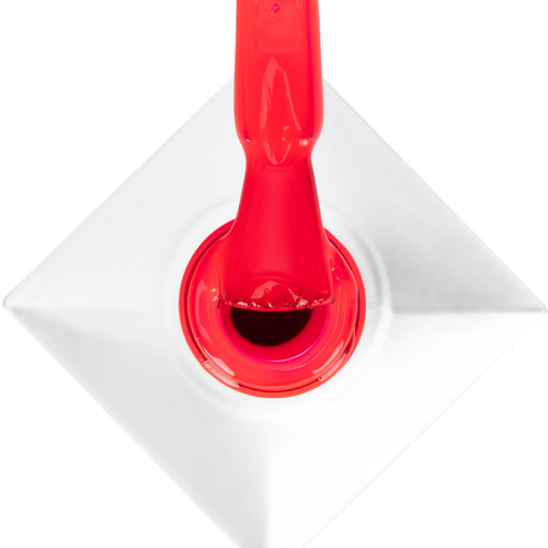 5+1gratis Lakier hybrydowy Molly Nails Neons Pinky Red HEMA/Di-HEMA Free 8g Nr 76