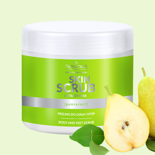 Peeling do ciała i stóp Farmona Skin Scrub Extract Pear 500 g