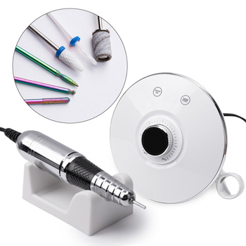 Frezarka do paznokci 68W No Name do manicure pedicure biała M17 45 000 obrotów