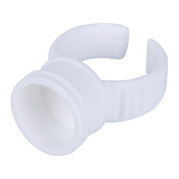 Pierścionek do pigmentu kleju do rzęs biały 1 szt