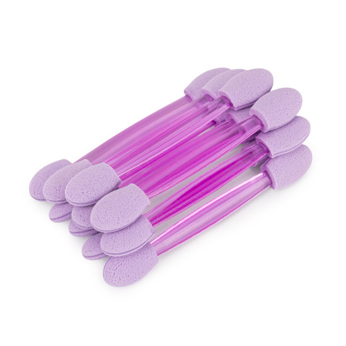 Aplikator pacynka do wcierania pyłków Molly Nails fioletowy 10 szt