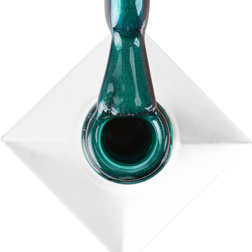 Lakier hybrydowy LED/UV Gel Polish Cat Eye Seduction Nr 242 Allure Green Molly Nails HEMA/Di-HEMA Free 8g