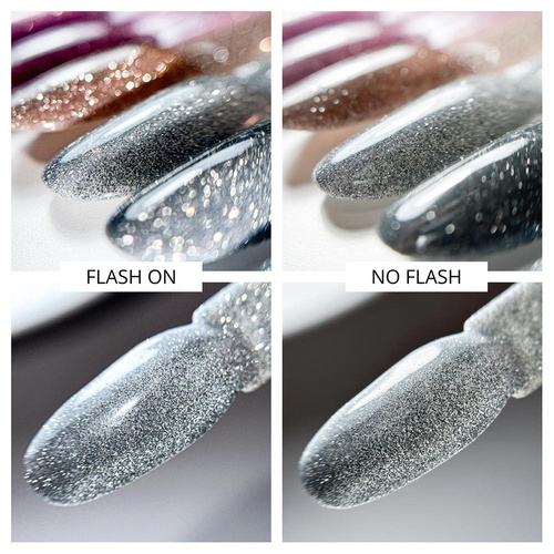 Lakier hybrydowy Molly Nails Flashing Lights Metal Mind HEMA/Di-HEMA Free 8g Nr 565