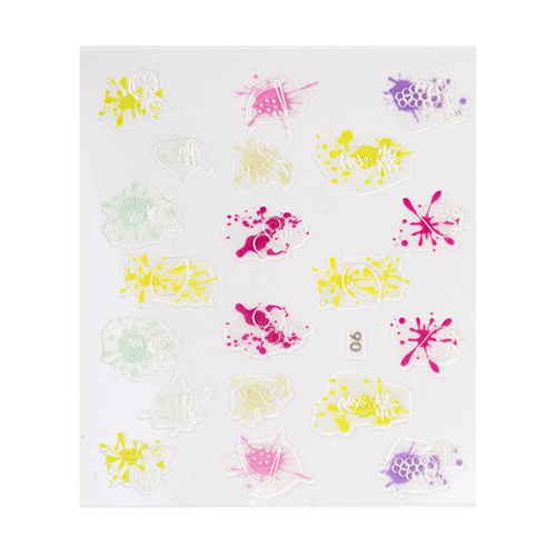 Naklejki biżuteryjne 5D samoprzylepne wypukłe akrylowe owoce Nr 06