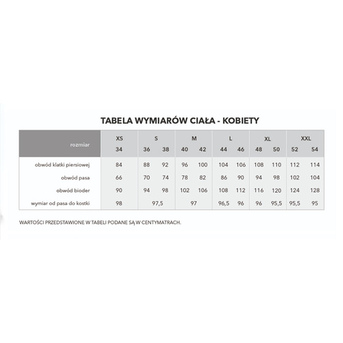 Fartuszek kosmetyczny Vena Spa 9 biały z cyrkoniami rozmiar 44