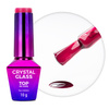 Kolorowy top bez przemywania top no wipe Crystal Glass Molly Nails Raspberry HEMA/Di-HEMA Free 10g