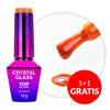 5+1gratis Kolorowy top bez przemywania top no wipe Crystal Glass Molly Nails Orange Pumpkin HEMA/Di-HEMA Free 10g