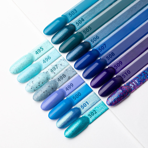 Lakier hybrydowy LED/UV Gel Polish Blues Nr 497 Limited Edition NTN Premium 5g