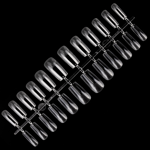 Tipsy do szybkiego przedłużania paznokci Flexi Tips AlleLac kwadrat 240 szt