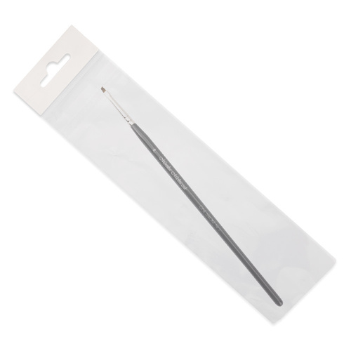 Pędzelek do zdobień farb akrylowych żelu paint żelu One Stroke długość włosia 2/3,5mm 4U Monika Mielniczuk