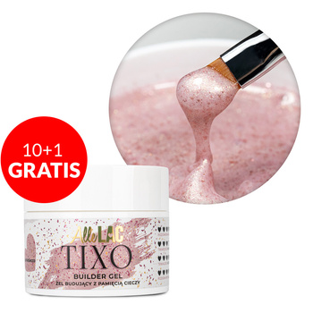 10+1gratis Żel budujący z tiksotropią AlleLac Tixo Builder Gel SparkleSecco 45g