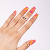 Lakier hybrydowy Molly Nails Neons Juicy Orange HEMA/Di-HEMA Free 8g Nr 72