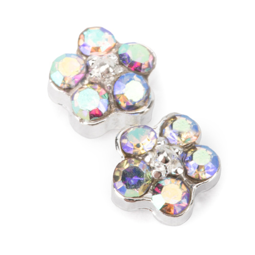 Ozdoby do paznokci kwiatki 3D Molly Nails K1124 10 szt