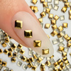 ShinePins gładkie ćwieki błyskotki ozdoby do paznokci kwadratowe large NTN Premium Nr 3 5g