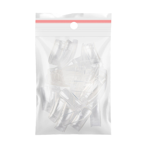 Tipsy szklane krótka kieszonka uzupełnienie rozmiarów nr 1. 60 szt.