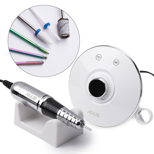 Frezarka do paznokci 68W AlleLac do manicure pedicure biała M17 45 000 obrotów