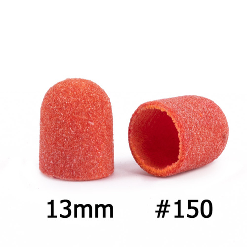 Kapturki do pedicure 13 mm gradacja 150 10 szt Fabric Podo AlleMed Pomarańczowy Orange