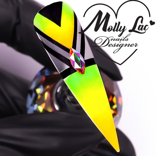 Pigment neonowy do paznokci w proszku słoiczek neon uv pigment 0,6 g Nr 03