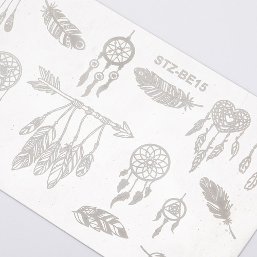 Blaszka do stempli ze wzorkami STZ-BE15