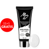 11+1gratis Polygel akrylożel HEMA/Di-HEMA Free White 30ml
