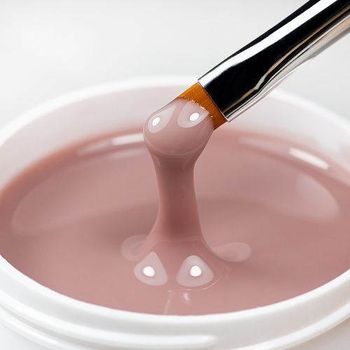 10+1gratis Żel budujący twardy z tiksotropią AlleLac Tixo Hard Builder Gel Natural Nude 45g