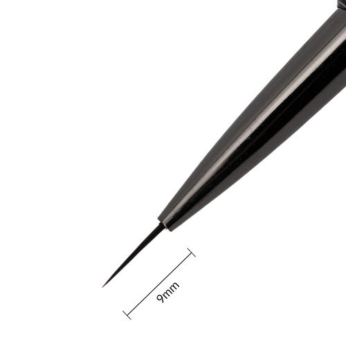 Pędzelek do zdobień 9mm AlleLac metalowy