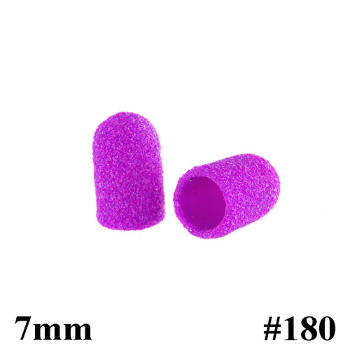 Kapturki do pedicure 7 mm gradacja 180 100szt ABS Podo Allemed Fioletowy Purple