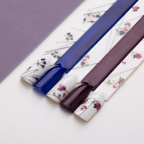 Naklejki do paznokci cienkie samoprzylepne kwiaty R015