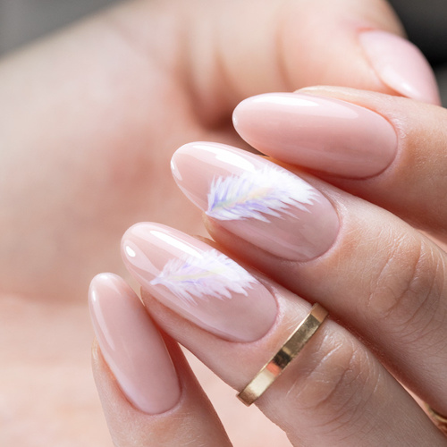 Żel budujący w butelce z pędzelkiem Gel in Bottle Molly Nails Pro Salon Coffee Blush HEMA/Di-HEMA Free 15g