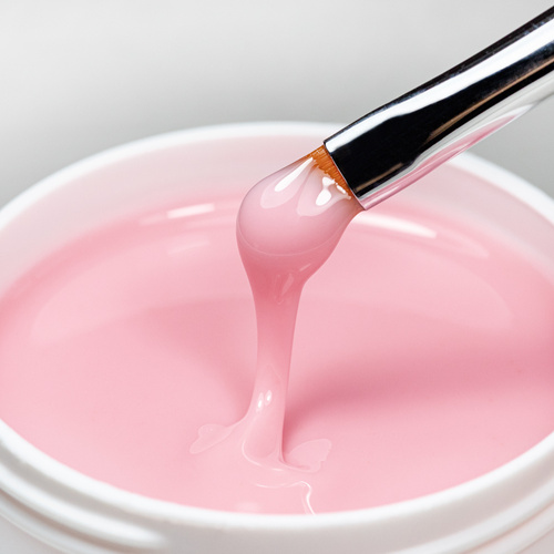 10+1gratis Żel budujący twardy z tiksotropią AlleLac Tixo Hard Builder Gel Baby Pink 45g