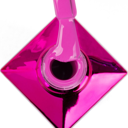 5+1gratis Lakier hybrydowy MollyLac Power Flower fuchsia HEMA/Di-HEMA Free 10g Nr 724