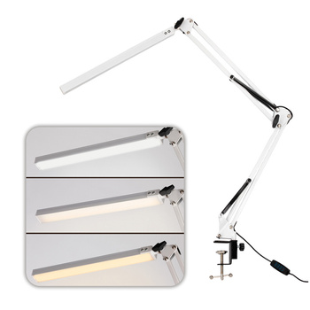 Lampka kosmetyczna biurkowa do manicure 12W biała MT-328