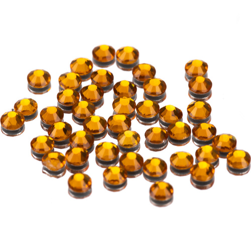 Cyrkonie do paznokci szklane SS10 Topaz ok.50 szt.