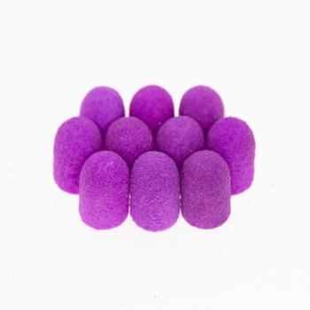 Kapturki do pedicure 7mm gradacja 60 100szt Fabric Podo AlleMed Fioletowy Purple