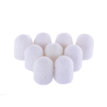 Kapturki do pedicure 7 mm gradacja 180 100szt Fabric Podo AlleMed Biały White