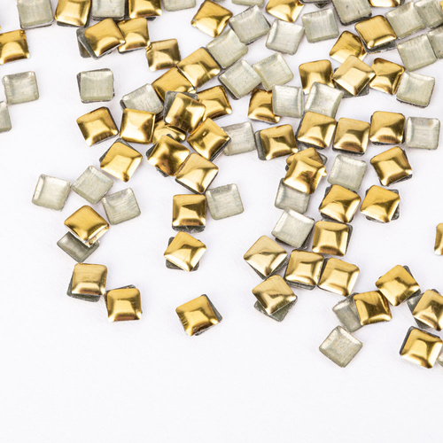 ShinePins gładkie ćwieki błyskotki ozdoby do paznokci kwadratowe large NTN Premium Nr 3 5g