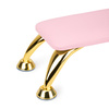 Podpórka do manicure na złotych nóżkach AlleLac różowa