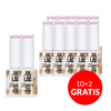 10+2gratis Lakier hybrydowy AlleLac Creamy French HEMA/Di-HEMA Free 5g Nr 186
