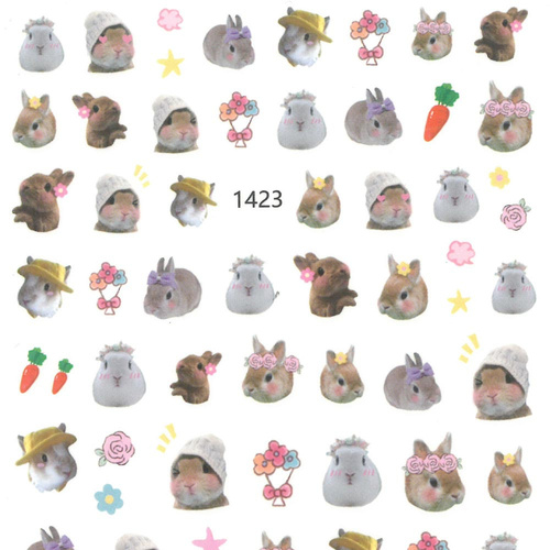 Naklejki do paznokci cienkie samoprzylepne wielkanocne Nr 1423