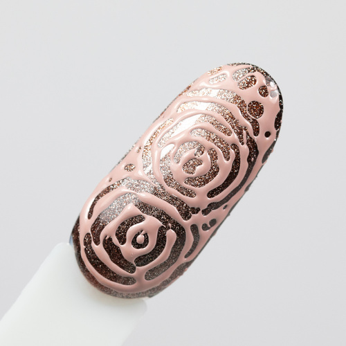 10+1gratis Creative Flow Color Gel  - kreatywny NailArt żel do efektu topniejących, miękkich wzorów Molly Nails Nude Sand HEMA/Di-HEMA free 5 g