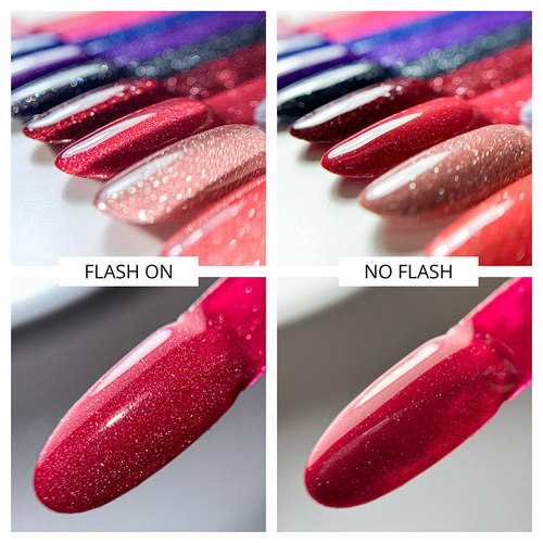 Lakier hybrydowy Molly Nails Duo Flashing Lights Love Game HEMA/Di-HEMA Free 8g Nr 606