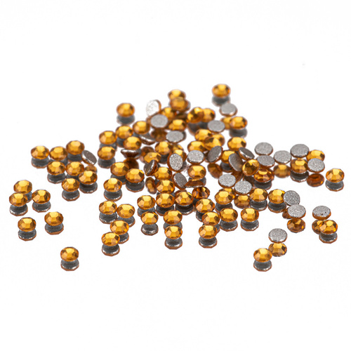 Cyrkonie do paznokci szklane SS3 Topaz ok.50 szt