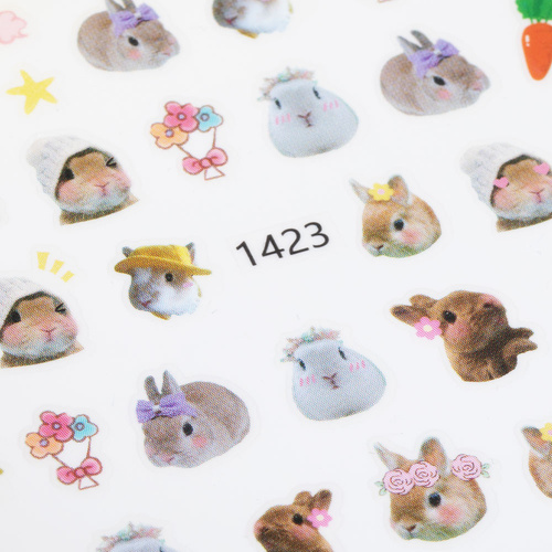 Naklejki do paznokci cienkie samoprzylepne wielkanocne Nr 1423