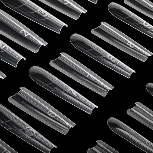 50sztuk Podwójne kanapkowe dual formy do budowy paznokci Sandwich dual forms trumienka 15 rozmiarów 240 szt