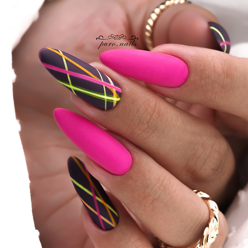 Pigment neonowy do paznokci w proszku słoiczek neon uv pigment 0,6 g Nr 09