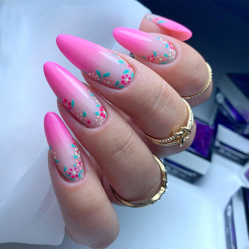 Żel do zdobień Artistic Gel paint gel ombre ornamenty Allepaznokcie Art Coral Koralowy HEMA /Di-HEMA free 5g Nr 16