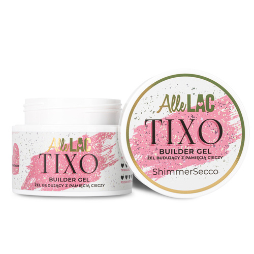 10+1gratis Żel budujący z tiksotropią AlleLac Tixo Builder Gel ShimmerSecco 45g
