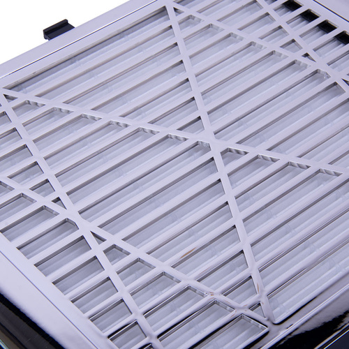 Pochłaniacz pyłu 80W kasetowy MollyLac 1-wiatrakowy Silver srebrny 858-8